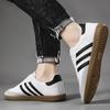 2025 Three-bar Shoes for Men Retro White Agam Sports Shoes Casual Flat Shoes with All Lightweight Fashionable Shoes for Women