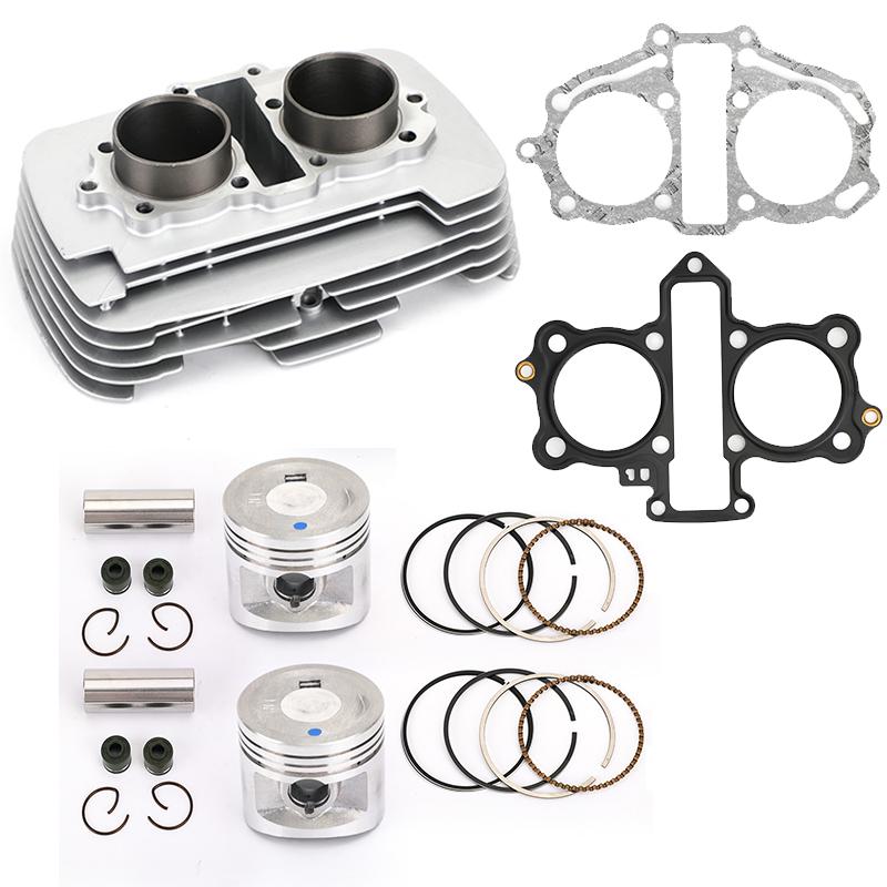 Cylinder Piston Gasket Kit 53mm For Honda Rebel 250 CMX250 CB250 Nighthawk 96-15