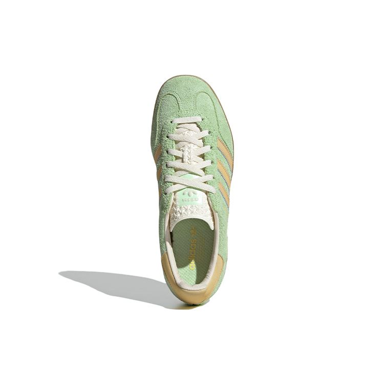 adidas Sneakers da Donna Gazelle Indoor Verde Scintilla Semi-Verde Scintilla Quasi-Giallo Crema-Bianco IE2948