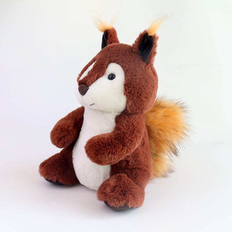 25 Cm Hot Sale Children’s Cute Squirrel Plush Toy Doll Comfort Doll Rag Doll Pillow Baby’s Favorite Birthday Christmas