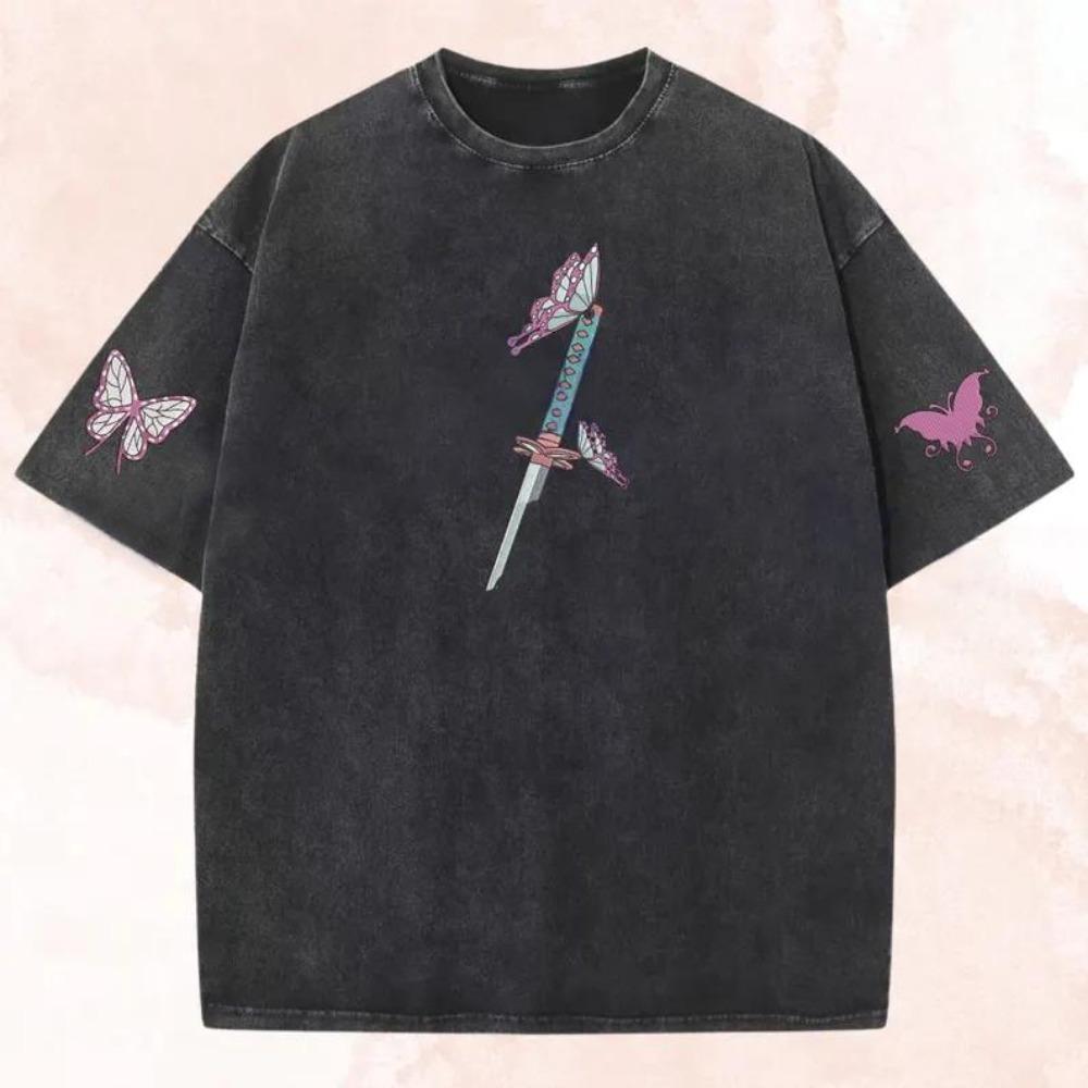 Japanese Anime Demon Slayer T-shirt Summer Unisex Women High Quality Unisexga Oversized T Shirts