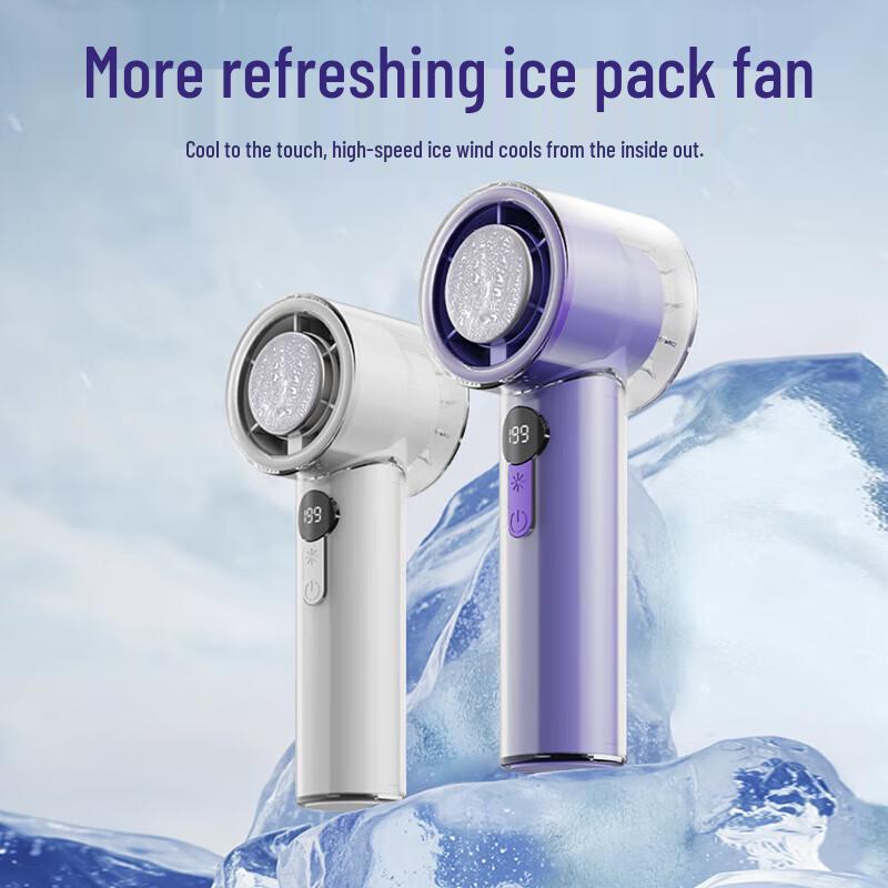 SNGERON Y27 Handheld Cooling Fan with Ice Compress