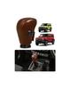 Maplewoodcar Jimny Shift Knob Leather JB64 Excellent Prevents Sweaty Hands While Protects Against Nail Highly Scratch and Stain Pleasant Easy Interior