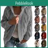 And Womens Winter Hooded Autumn Jacket Solid Color Knitted Cardigan Sweater