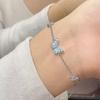 Luminous Butterfly Bracelet & Necklace Set - Exquisite Qixi Festival Gift Jewelry for Couples