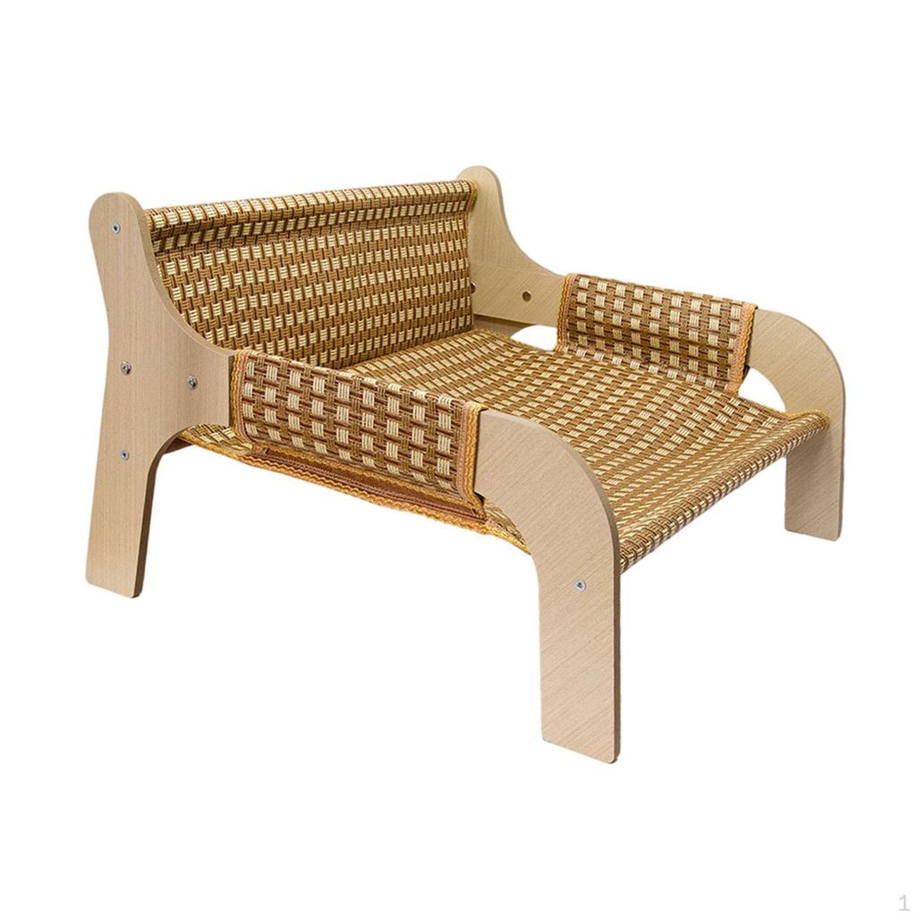 Cat Sofa Bed Kitten Scratching Comfortable Anti Slip Decorative Raised recliner for Small