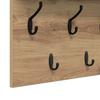 Wall Mounted Nightstand Artisan Oak 60 x 40 x 12 cm