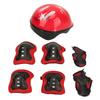 Kinder Fahrrad Helm Set Sport Schutz Getriebe Einstellbare Knie Pads Ellenbogen Pads Handgelenk