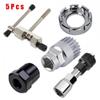 9 Pcs Bicycle Repair Tool Kit Bottom Bracket Crank Freewheel Remover Wrench Bike Chain Pliers Set