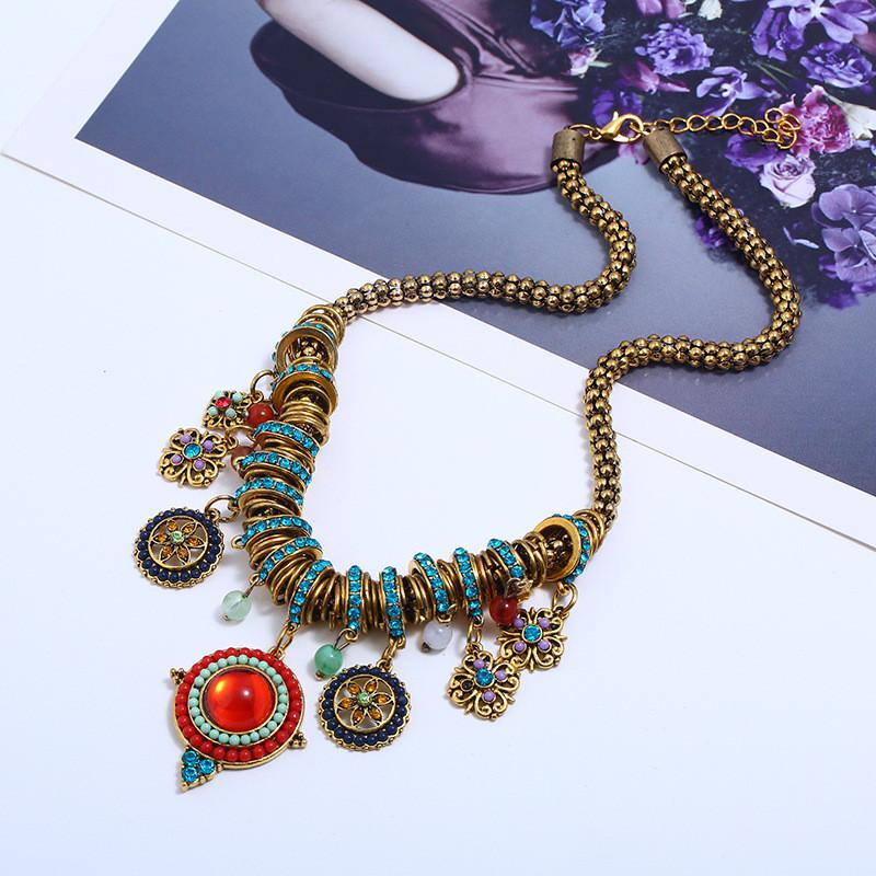 

European Style Alloy Choker Chain With Vintage Plating For Office And Daily Use
