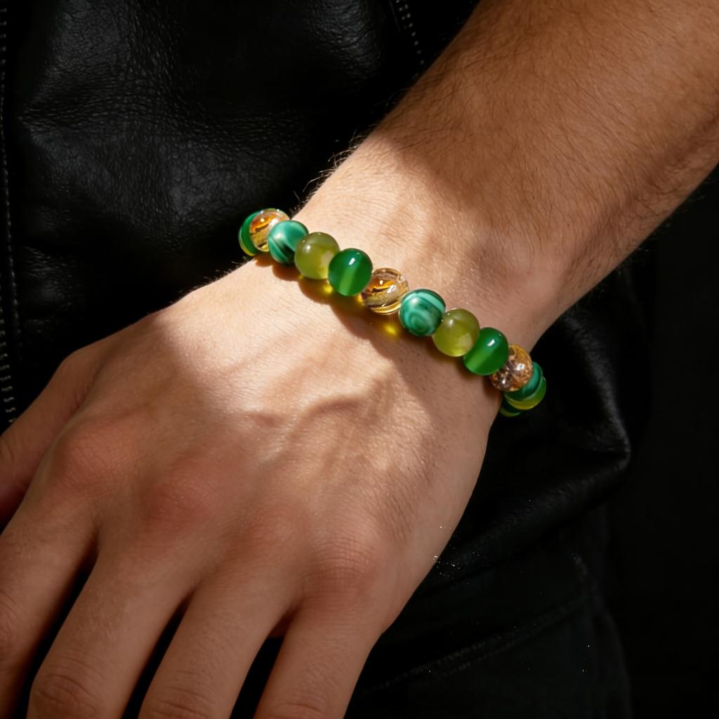 Crystal bracelets, tiger's eye stones, peacock beads, bracelets, fashionable bracelets,Christmas gift, Valentine's Day gift, girlfriend gift