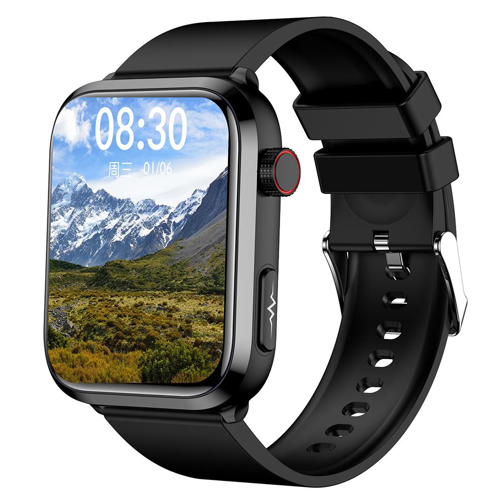 

ET210 1.91-inch Smart Watch Multifunctional Sports Bracelet with Uric Acid Temperature Heart Rate Blood Pressure Monitoring