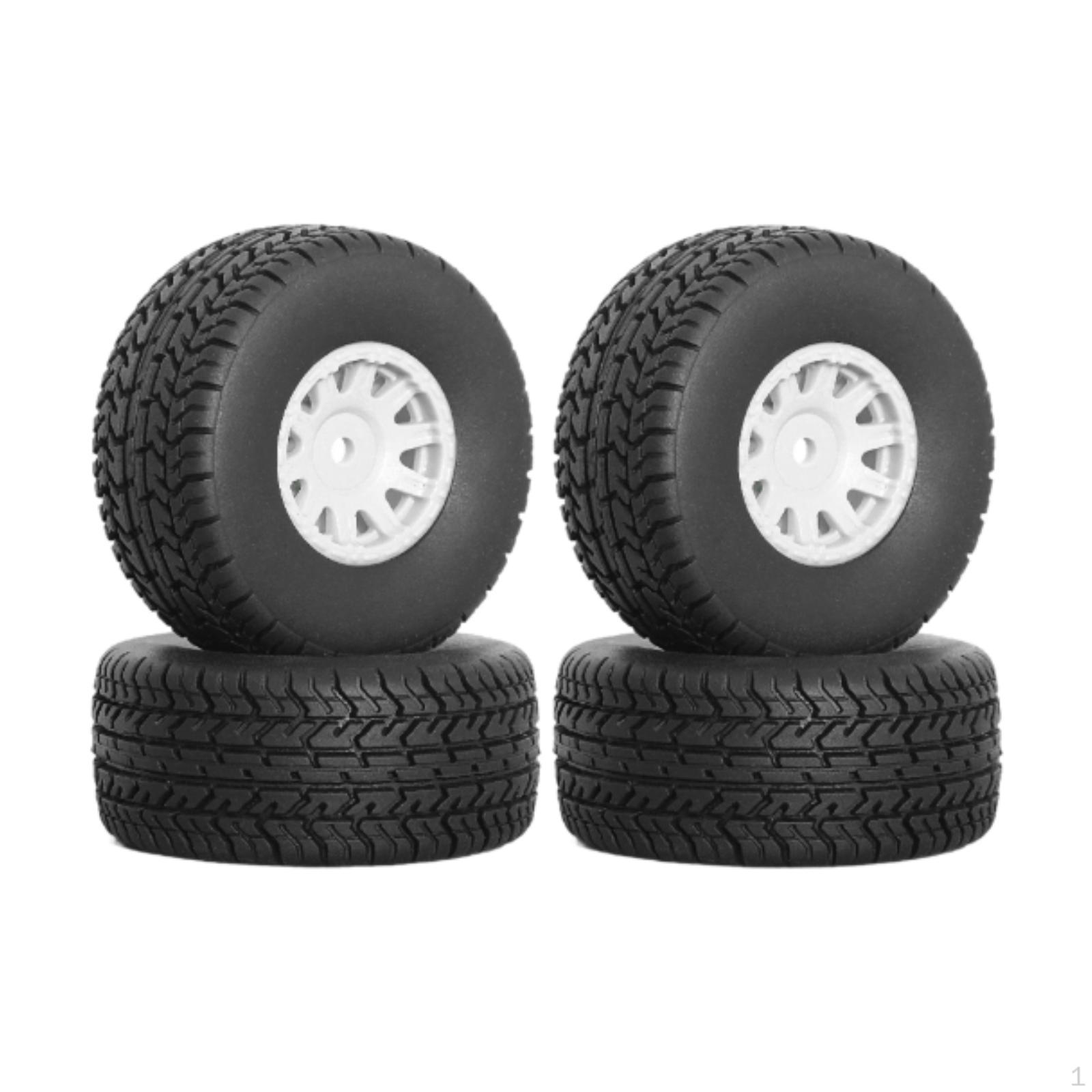

4 комплекти змінних шин і дисків для моделей RC Crawler Car 1/14 білий