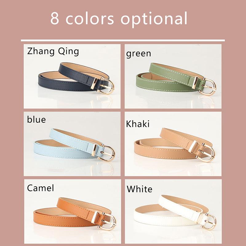 Leather Female Belt Strap Black Brown Green Women Belts Ladies Dress Belt Girls