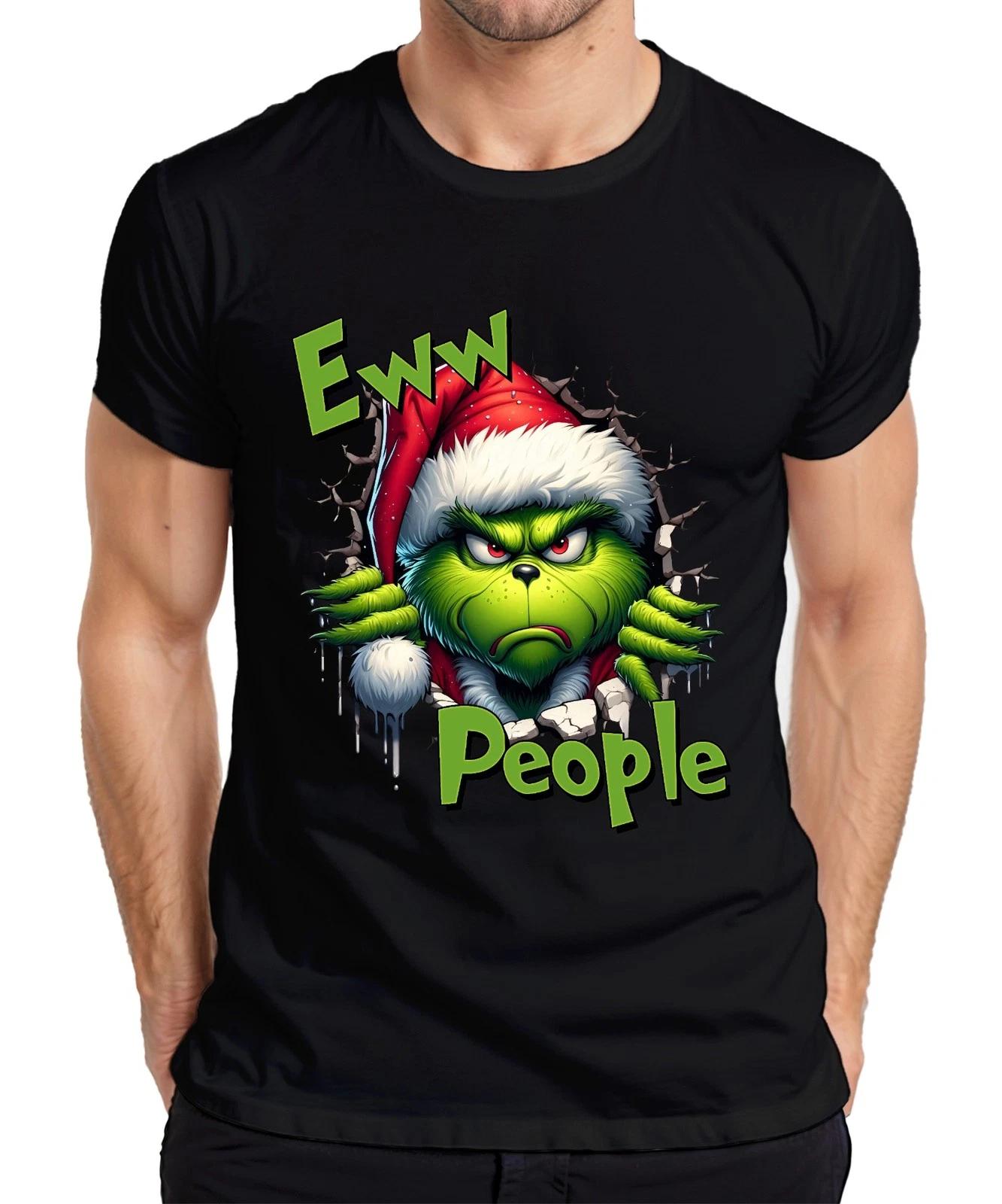 Eww People Grinch Weihnachtsmuffel grimmig lustig Geschenk Herren T-Shirt S