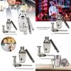 Luxuriöses Cocktail-Shaker-Set aus Edelstahl mit Weinsieb und Eiszange 550ml