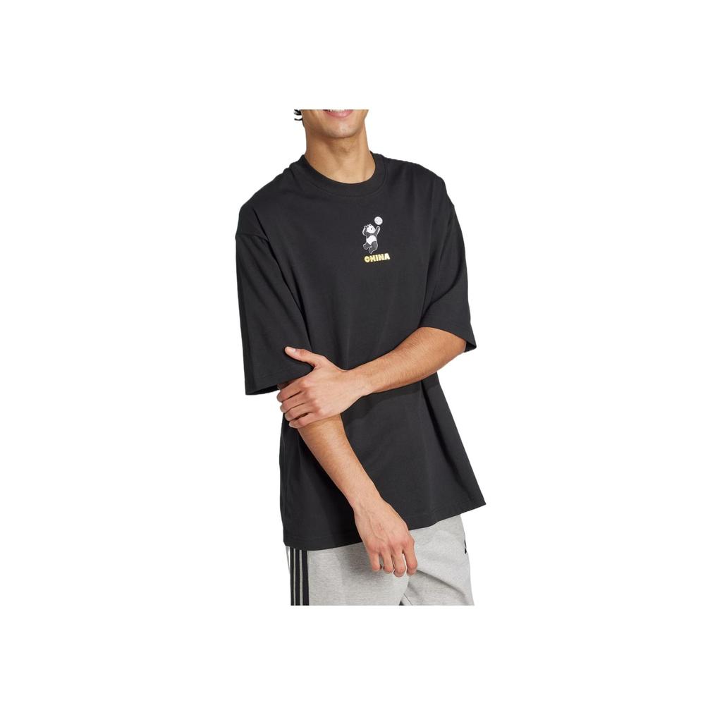 adidas CNY Panda Graphic Tee Black JZ3287