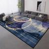 Tappeto Geometrico Moderno per Soggiorno Decorazione Casa Nordica Tappeto a Pelo Corto Antiscivolo 200x300 Cm Camera da Letto Tappetino Pieghevole per Divano