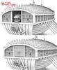 Trifactory 16th Century Korean Navy Turtle Ship Type B 3D Printer Kit 1/350 MU-02 (Ship)