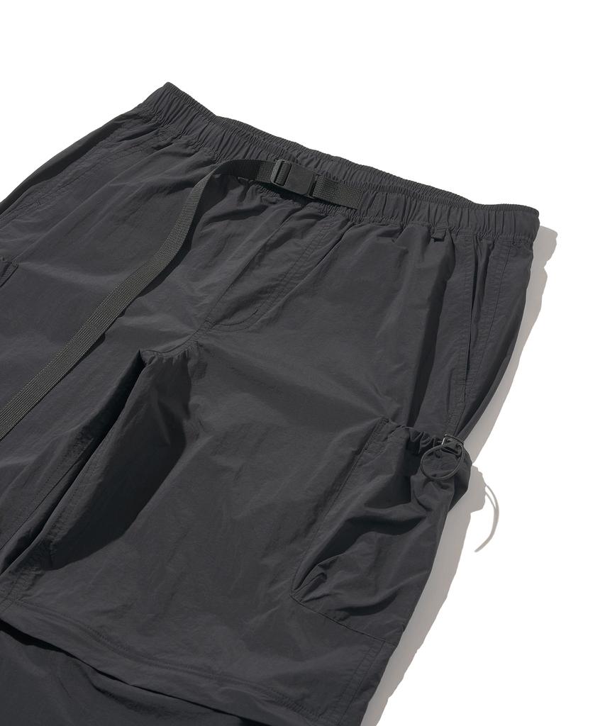 DISCUS ATHLETIC Logo Detachable Cargo Pants Black