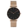 Ultra-thin Fashion Watch Women Luxury Metal Mesh Belt Ladies Quartz Wristwatches Minimalist Elegant Woman Watches reloj mujer