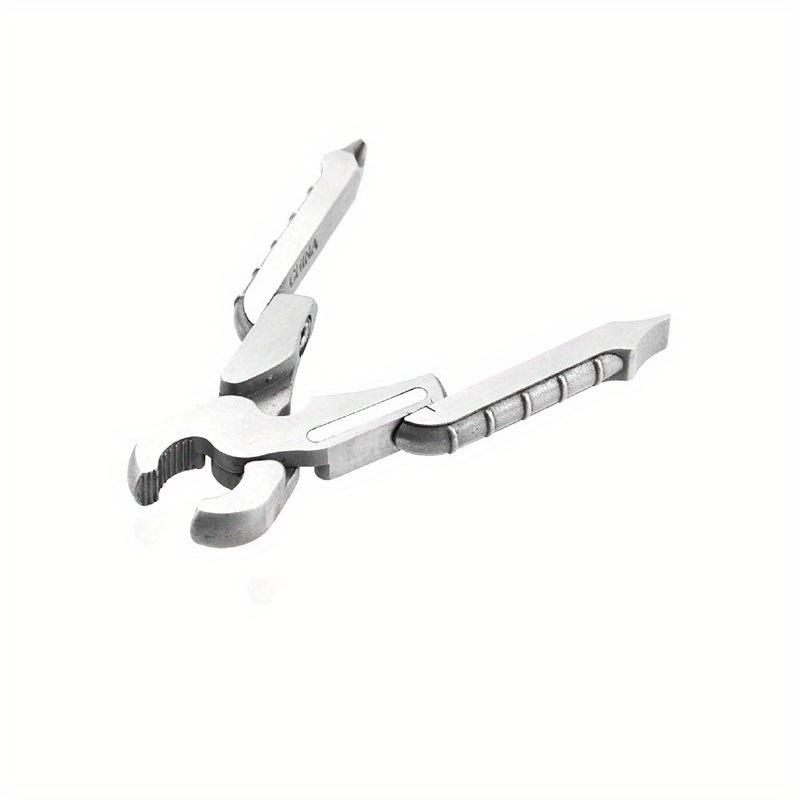 1pc Mini Portable Foldable Pliers Multifunctional Outdoor Clamp Tool Camping Equipment Pocket Gear Kit Accessories