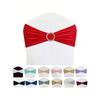 Chair Waistband, Bowknot Waistband, Premium Elastic Chair Cover With Buckle Slider, Elastic Chair Strap Suitable For Wedding And Event Decoration