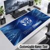 Custom Name Text Mouse Pad Canterbury-Bankstown Bulldogs Personalized Desk Pad For Work And Gaming