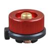 Round Gas Can Stove Adapter - Self-Closing, Long Burner Converter