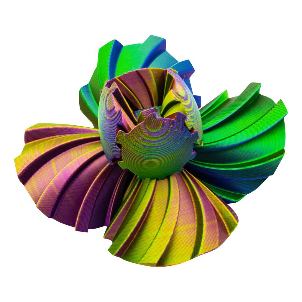 New Gear Ball, 3D Printed Gear Ball Spinning Ball Fingertip Toy, Gear Ball Fingertip 3D Printing Toy, Gear Ball, GearSphere Desktop Toy