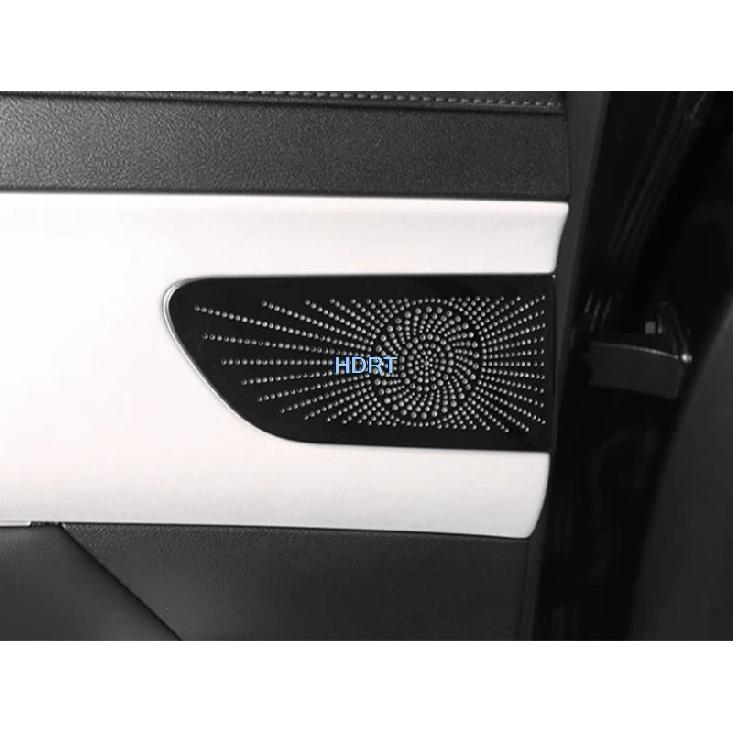 Car Styling Front Row Roof Pillar Speaker Panel Horn Protector Decoration Accessories Interior Sticker For BYD Yuan UP 2024 +