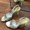 Luxury Rhinestone High Heels Ladies Summer Elegant Sandals Women Hollow Fashion Sexy Banquet Party Dress Shoes Pumps