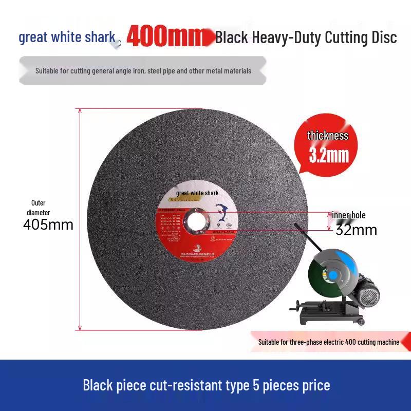 Great White Shark 100mm Stainless Steel Angle Grinder Blade - Sharp & Durable Cutting Wheel