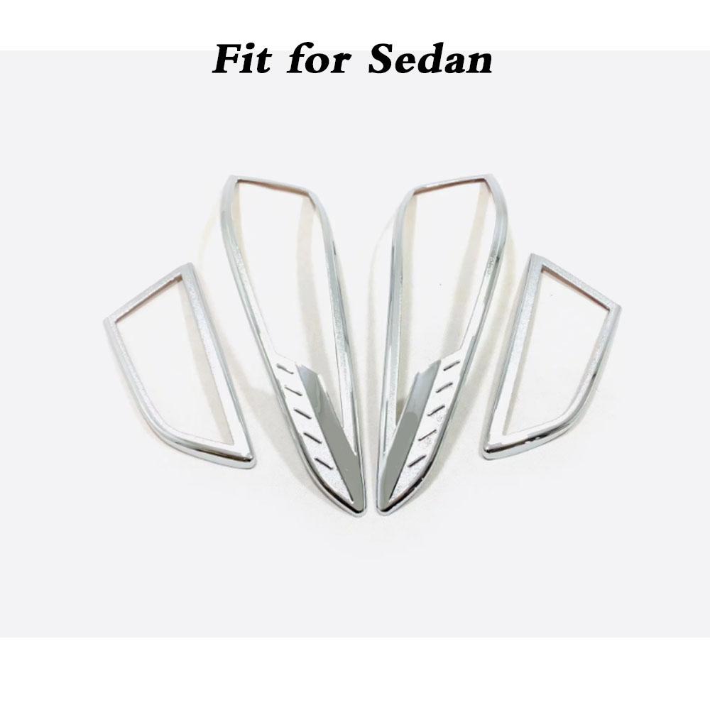 For Mazda 3 Mazda3 Axela M3     Car Body ABS Chrome Cover Trim Back Rear Tail Light Lamp Frame Stick Eyebrow