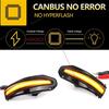 Dynamic Black LED Turn Signal Sequential Rearview Mirror Light For Toyota RAV4 XA40 4Runner Highlander XU50 Kluger Noah R80