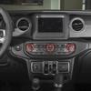 Air Conditioning Switches Knob Cover for 2018 To 2022 JLU Models Easy Snap On Installation Aluminum Upgraded Interior St