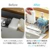 adelphos Sponge Stainless Water Holds Kitchen Detergent SPONGE1 of Rack, Steel, Flowing, Sponges, Sink, Compact, Non-Slip, Holder, (Set 2)