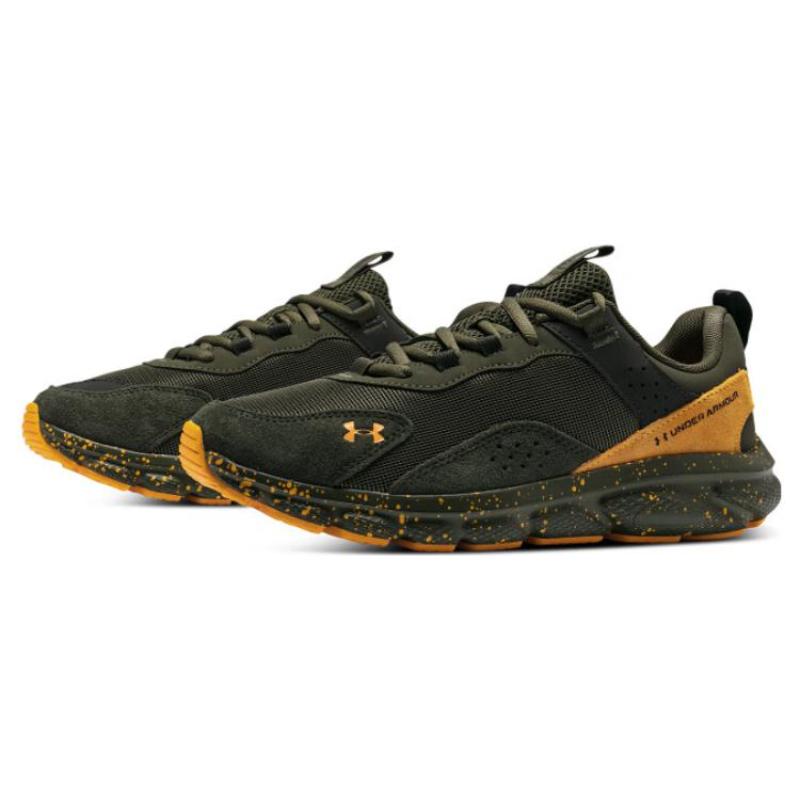 Under Armour Charged Verssert Green Yellow Sneakers 3026808-302