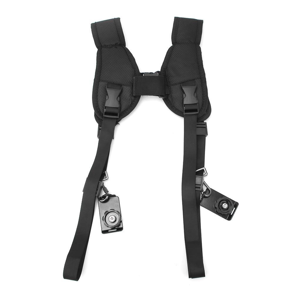 

Плечевой ремень Черный нейлон Универсальный Регулируемый Дышащий Держатель для камеры Шейный ремешок