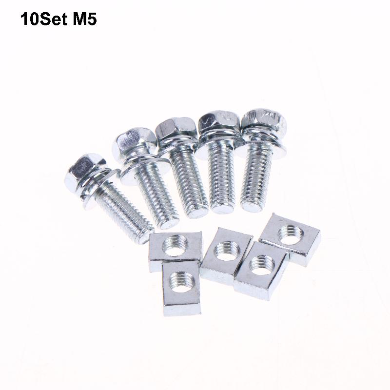 Universal Motorcycle Battery Terminal Nut And Bolt Screws M5X10Mm M6X12Mm For 4Ah 5Ah 6Ah 7Ah Scooter Atv Dirt Bike