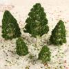 5-Piece Set of Potted Tree Model Trees for Model Trains, Landscapes, and Scenery Collections, Dioramas, Architectural Models, and Train Models (HO N Z