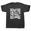 Funny F You QR Code T Shirt Funny Adult Humor Joke Weird Gift Tee Tops 100% Cotton Soft Unisex O-neck Casual T-shirts EU Size