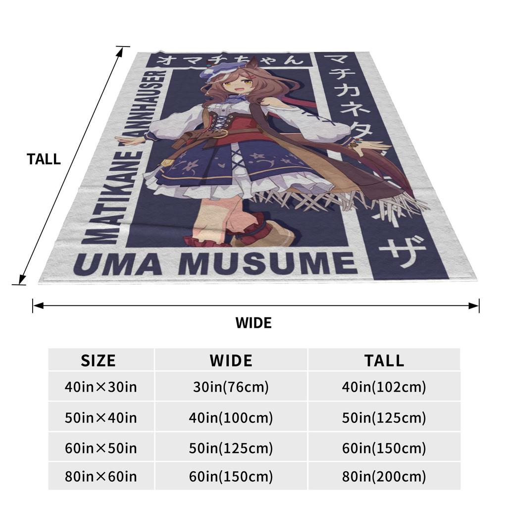 Prettys Derbys Matikane Tannhauser Super Warm Blanket Boy Girl Plush Throw Blanket Graphic Living Room Flannel Sofa Bed Cover