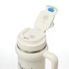 Skater Straw Tumbler 830ml Insulation Cold Retention Handle 2WAY Direct Drinking Snoopy Badge STSTB9-A