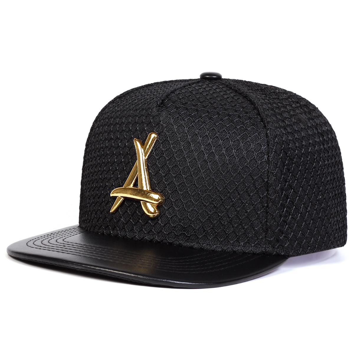 

Унисекс Металлическая Треугольная Этикетка Сетка Хип-Хоп Кепка Регулируемая Повседневная Бейсболка Солнцезащитная Кепка