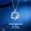 The Little Prince Rose Planet Necklace - Versatile Trendy Gift for Besties