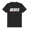 Believe In Believe Letter Graphic T Shirt Print Crew Neck Short Sleeve Cotton Casual Couple Tees Men Women Daily Streetwear Tops