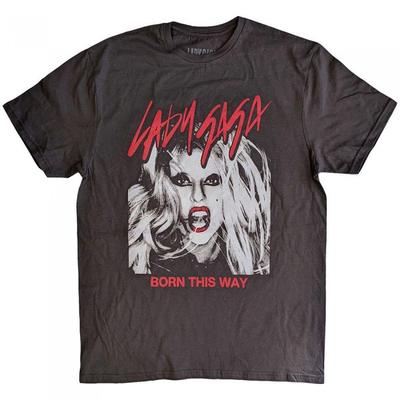 Lady Gaga Unisex Vuxen Born This Way Fotografi T-shirt
