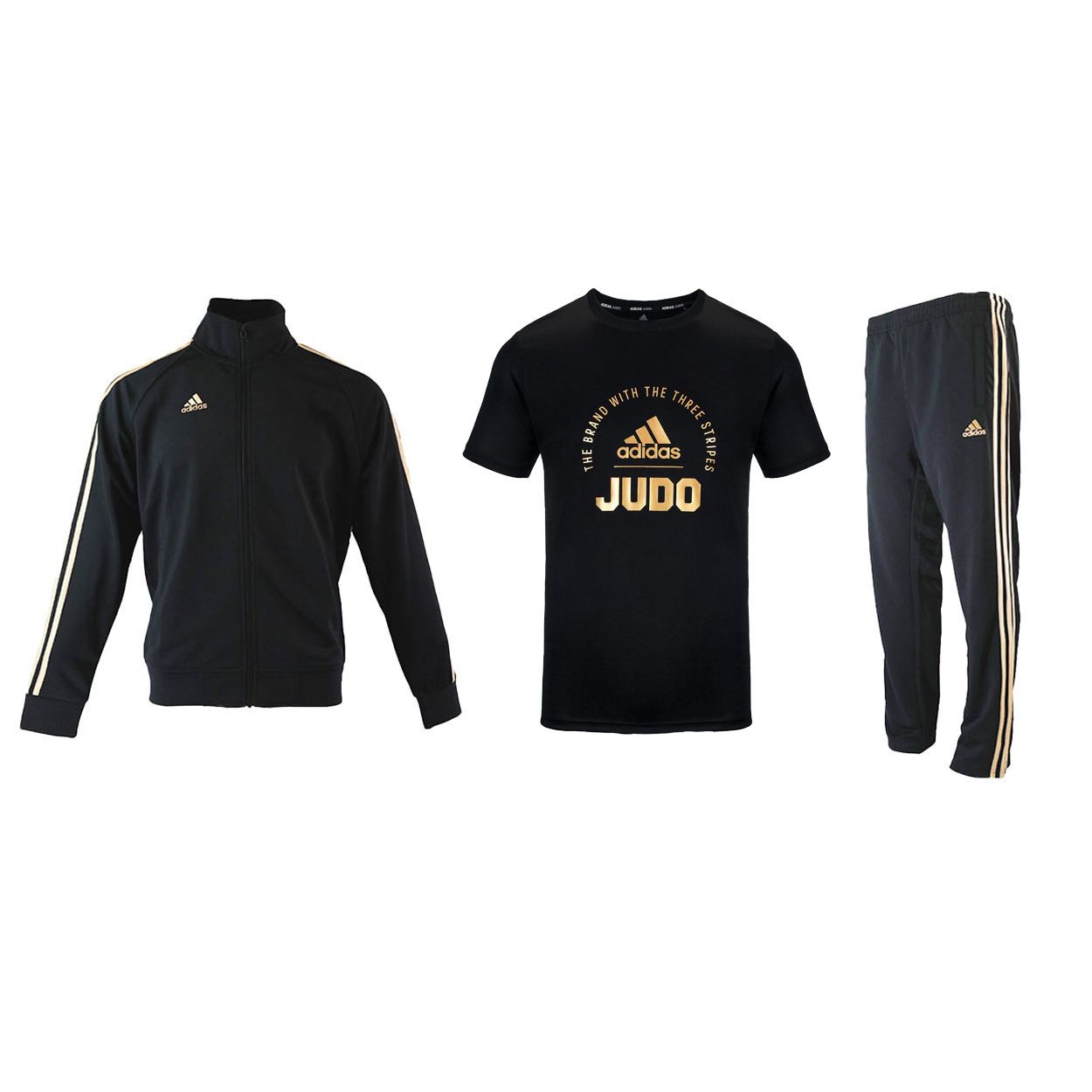 

Adidas Полосатая куртка с длинными рукавами и буквенным принтом, футболка с короткими рукавами, прямые брюки на шнурке, повседневный спортивный комплект TR30JR+ADICLTS21J-BG+TR30PR S