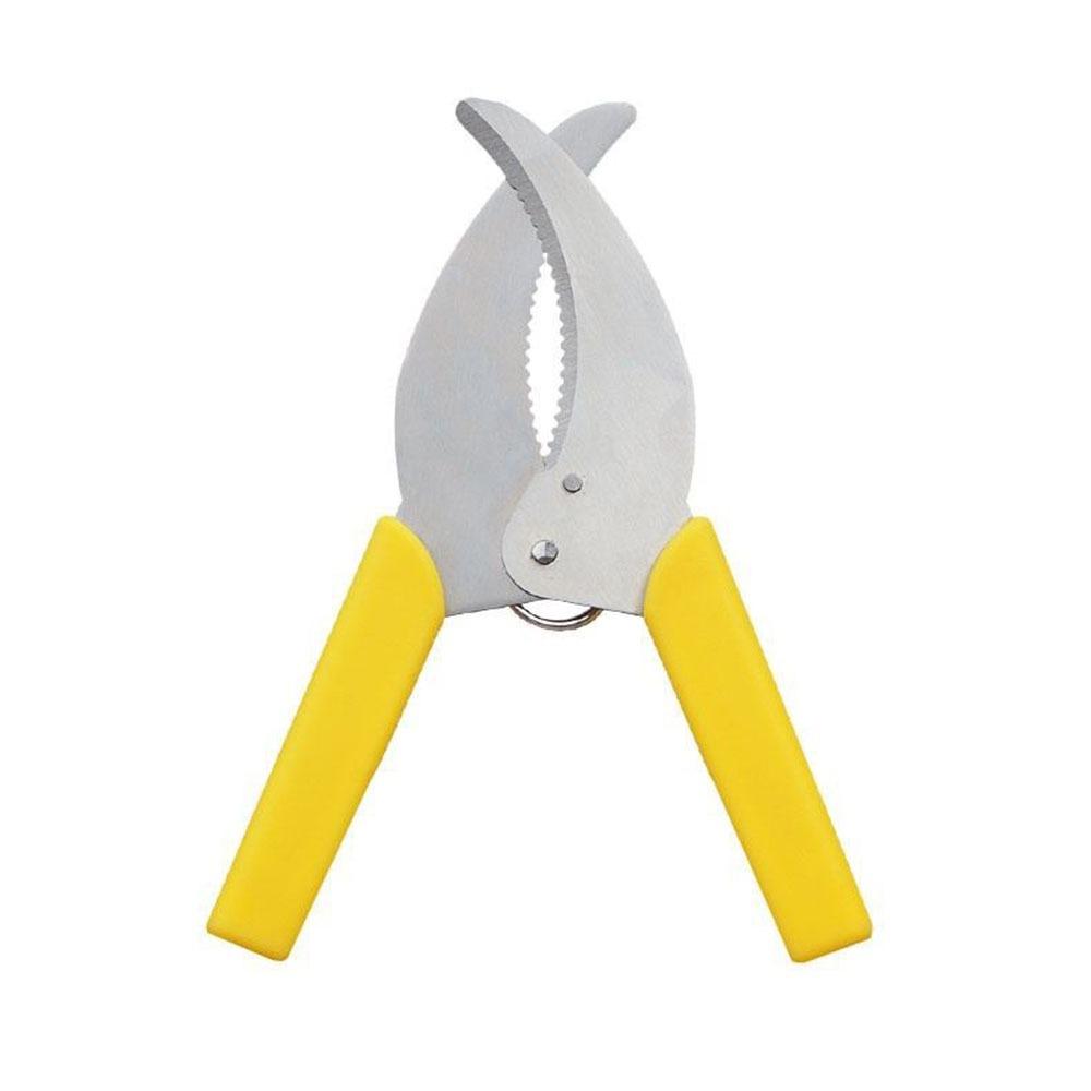 Comfortable Grip Garden Ring Shear Serrated Edge Tree Branches Ring Barking Cutter  Potted